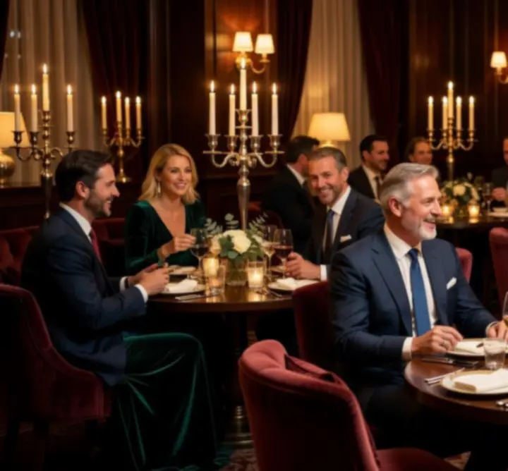 Elegáns lounge térben beszélgető vendégek a Gyors Játéktérben